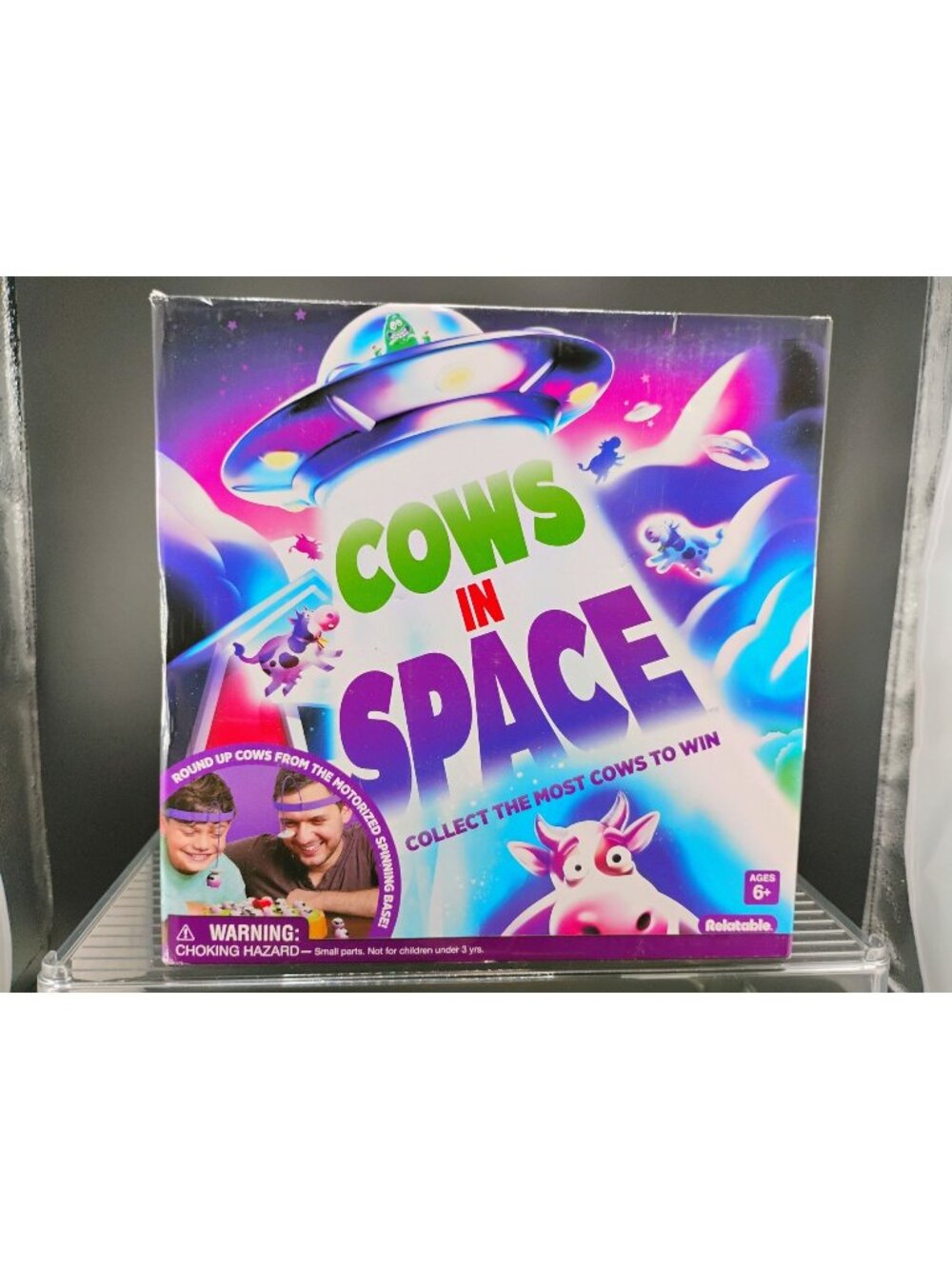 Cows In Space Magnetic UFO Family Game Ages 6+ Kids & Adults